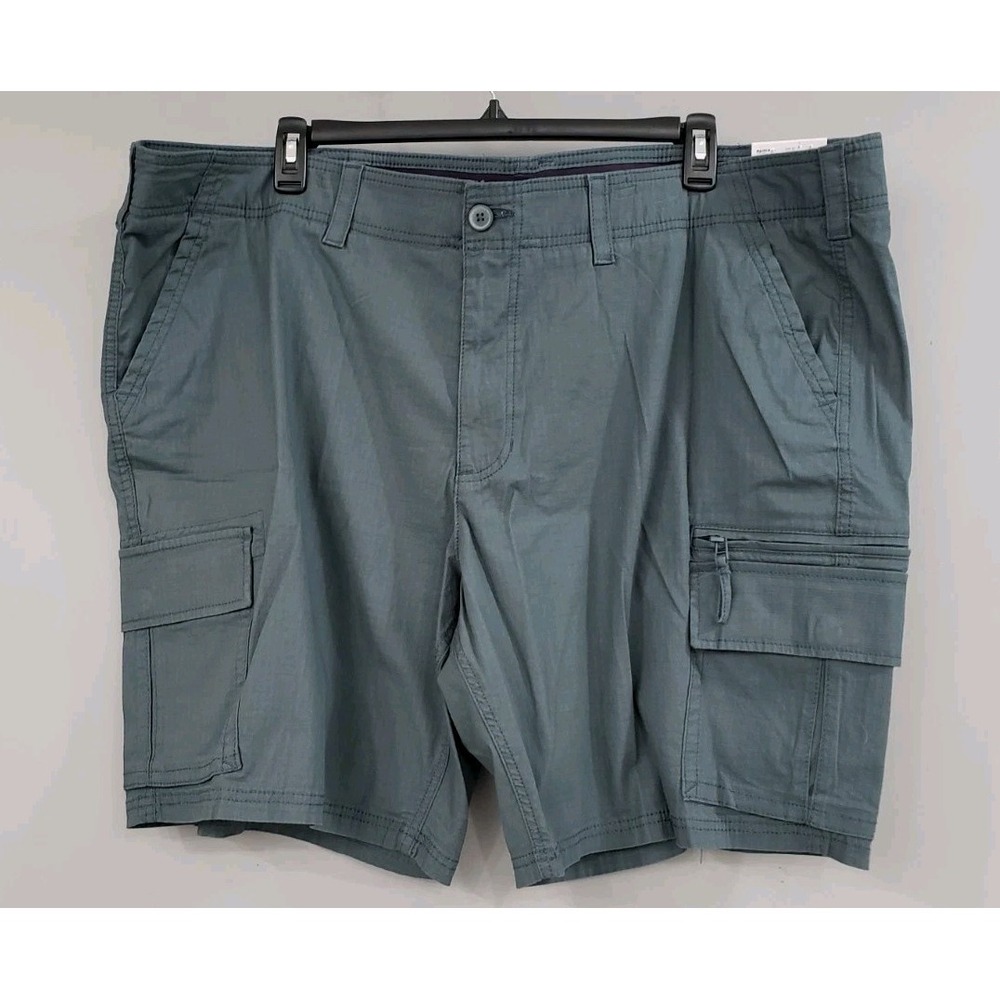 NEW BIG & TALL SIZE 52 Underwater Rip Stop Cargo Flat Front Flex Wear Shorts